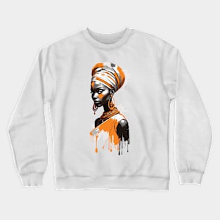 African splash Crewneck Sweatshirt